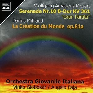 Globoka/Faja/Italian Youth Orchestra • Serenade Nr. 10 KV 361/La Création du Monde Op. 81 (CD)