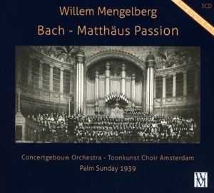 Various • Bach: Matthäus Passion BWV 244(Palm Sunday 1939) (3 CD)